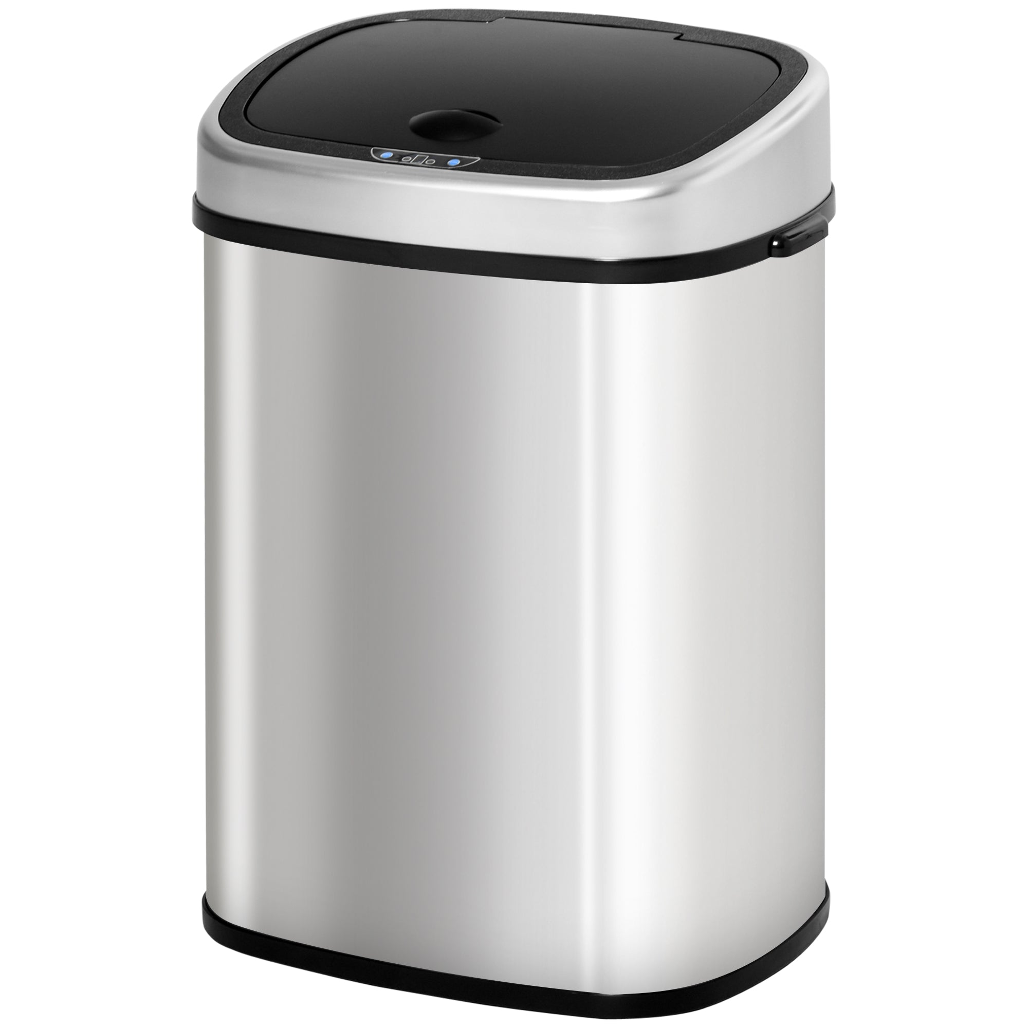 Stainless Steel Kitchen Sensor Dustbin Automatic Touchless Rubbish Garbage Waste Bin 58L Silver-My Home Valley
